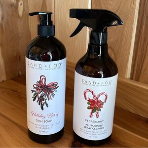 NEW Sand + Fog Holiday Dish Soap and All Purpose Spray Cleaner